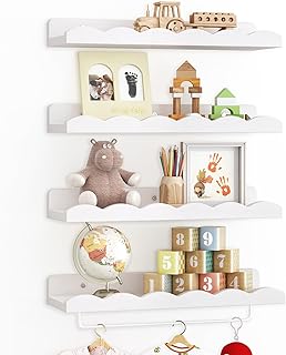Fixwal Scalloped Nursery Shelves