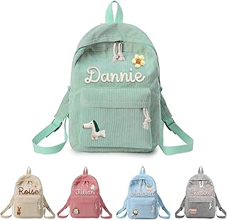 Personalized Corduroy Kids' Backpack