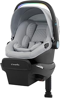 Evenflo Revolve180 LiteMax NXT Rotational Infant Car Seat with SensorySoothe and with Accessory Load Leg