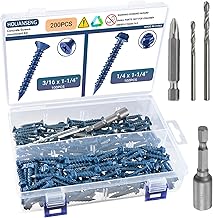 200Pcs Concrete Screw Assortment