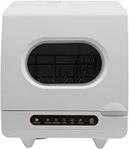 Portable Countertop Dishwasher, 1200W Mini Dishwasher with 12 Water Outlets and 360&deg; Spraying Cleaning, White Fully Automatic Dishwashing Machine for Homes, Dormitories, Recreational Vehicle