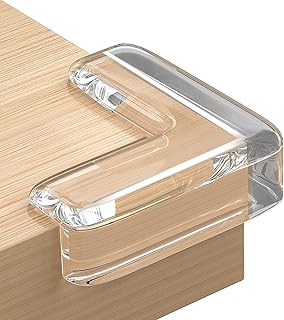 Transparent Baby Proofing Corner Guards | Pack of 4 | Corner Guards for Baby | Furniture Corner Protector | Child Safety Products | Glass Corner Protector | Table Corners Edge Protector