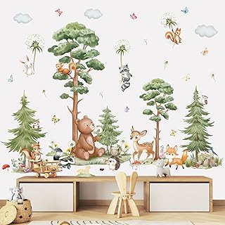 Woodland Animal Nursery Wall Decals
