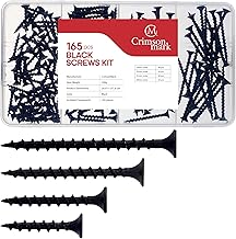 165pcs Drywall Screws & Anchors Kit