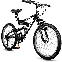 WEIZE Kids' Dual-Suspension Mountain Bike