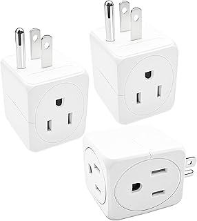 3-Pack Outlet Wall Splitter