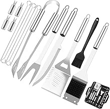 15Pcs Stainless Steel Grill Set