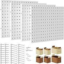 4-Pack Metal PegBoard Organizer