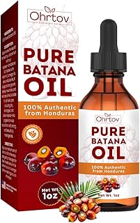 Batana Oil for Hair Growth &ndash; Dr. Sebi Inspired Botana Oil from Honduras &ndash; Natural Treatment for Hair Loss, Thinning, Bald Spots, Breakage &ndash; Strengthening, Thickening, Volumizing Serum for All Types