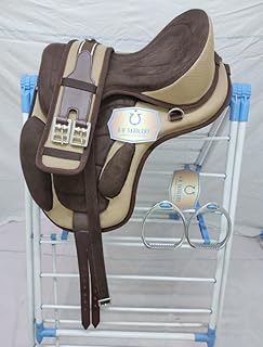 Synthetic Treeless English Saddle