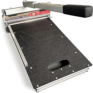 Heavy Duty Laminate/Vinyl Plank Cutter 13"; Instant 15/30/45 Angles to Cut Laminate, All Vinyl Plank Types, Engineer Wood, Siding & More in Just 1 Step; Super Cost-effective!