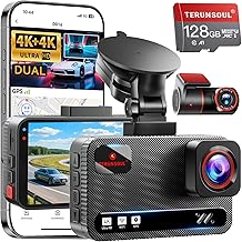 4K Dual Dash Cam with GPS