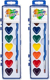 ARTLYMERS Kids Heart Watercolor Set