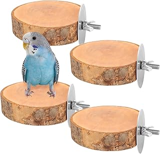 4PCS Natural Bird Perch Platforms