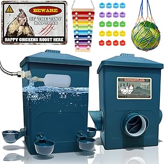 Automatic Chicken Feeder/Waterer Set