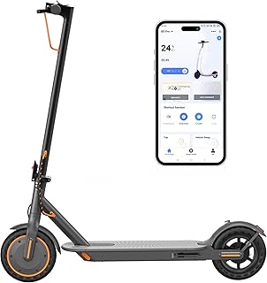 VOLPAM Electric Scooter, 350W/500W Powerful Motor, 8.5"/10" Solid Tires, 19/22Mph, 28/21/16 Miles Range, Dual Braking