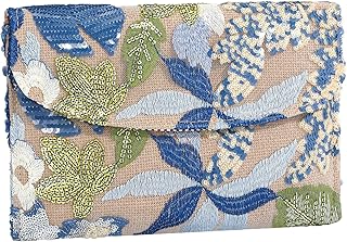 XquiziFit Floral Beaded Clutch