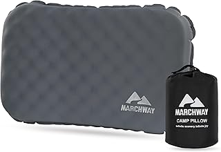MARCHWAY Dual-Support Camping Pillow