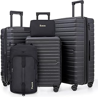 Eeeza 5-Piece Expandable Luggage Set