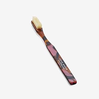 Acca Kappa Historical Pink Flamb&egrave; Toothbrush Soft Nylon Bristles Hand-Made Acetate Handle
