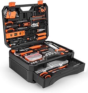 328-Piece Tool Set - Tool Kit Toolbox Storage Case with Drawer, General Household Hand Tool Kit Perfect for Home & DIY Repairs