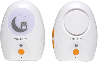 Audio Baby Monitor TimeFlys Paladin Upgrade Version, Portable, Rechargeable, Extra Long Range up to 2000 ft, Night Light, Crystal Sound, Camping