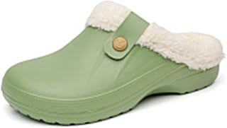 Fur-Lined Garden Clogs