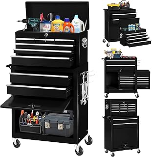 INTERGREAT 8-Drawer Rolling Tool Chest
