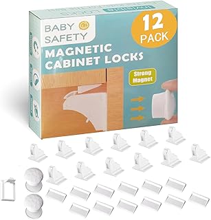 Baby-Proof Magnetic Cabinet Locks