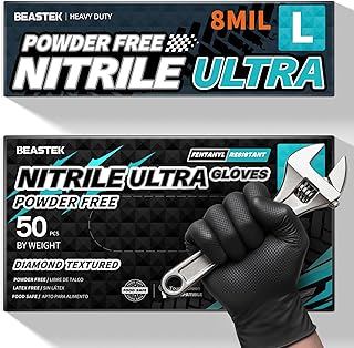 Beastek Heavy-Duty Nitrile Gloves