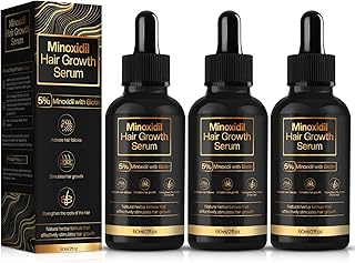 5% Minoxidil Hair Growth for Men and Women, Minoxidil Hair Growth Serum, Promotes Hair Growth, Strengthens Hair Follicles, Helps Prevent Hair Fall and Hair Loss