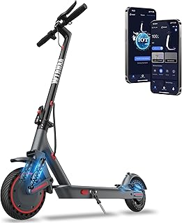 Electric Scooter, Electric Scooter for Adults, 350W/500W Motor, 19/22/Mph Speed, 15/25 Miles Ranges, 8.5"/10" Solid Tire, Folding E-Scooter Adults/with Seat, E Scooter with Double Braking/Suspensions