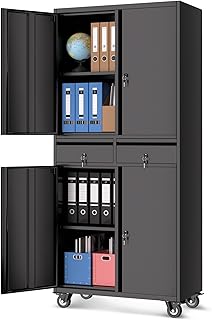GarveeHome Metal Storage Cabinet