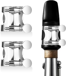 Silver Bb Clarinet Ligature 2-Pack