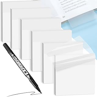 Tecolu Clear Waterproof Sticky Notes