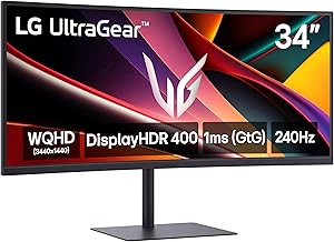 LG Ultragear 34-Inch WQHD Gaming Monitor