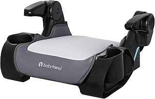 Baby Trend Protect Slim Backless Booster, Madrid Grey