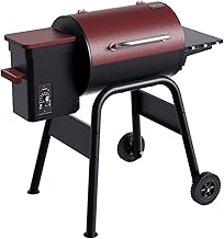 Pellet Smoker Grill Wood Pellet Grill Electric BBQ Grill Smoker For Outdoor Backyard With Auto Feed & Pid Temperature Control 180-425&deg;F, 456 Sq.In Cook Area