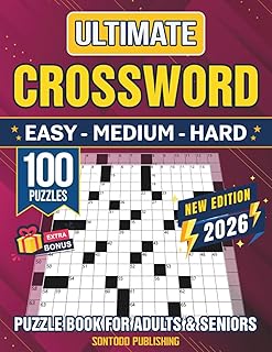 3-Level Crossword Puzzle Book