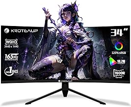 4K 34-Inch Curved Gaming Monitor