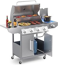 SKOK 4-Burner Propane BBQ Grill