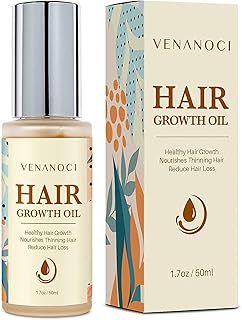 Hair Growth Oil with Rosemary & Biotin: Natural Hair Regrowth Serum for Women & Men &ndash; Anti Hair Loss & Thinning Treatment &ndash; Promotes Thicker, Fuller, Stronger, Healthier Hair &ndash; All Hair Types