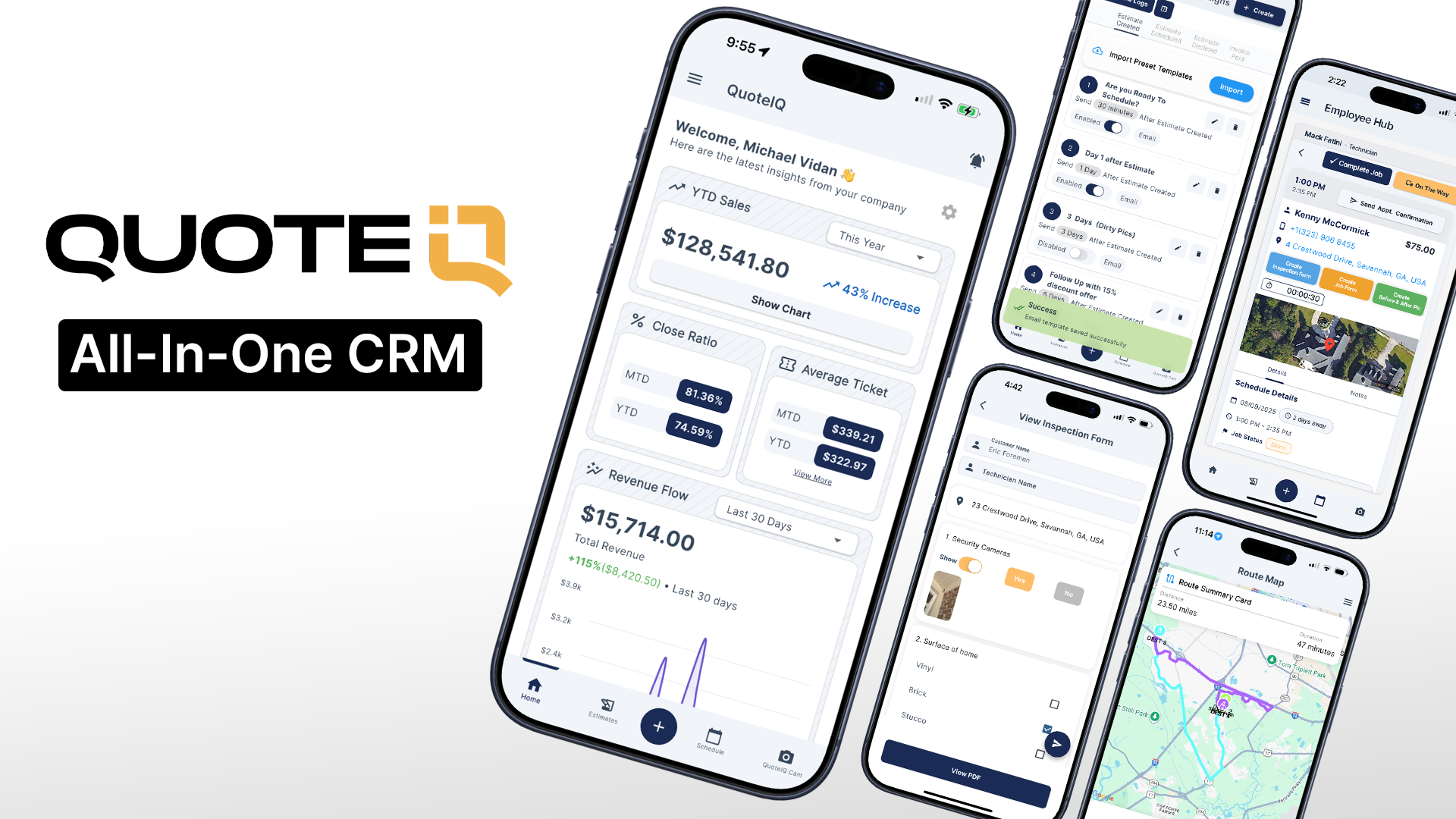 QuoteIQ Home Service Management