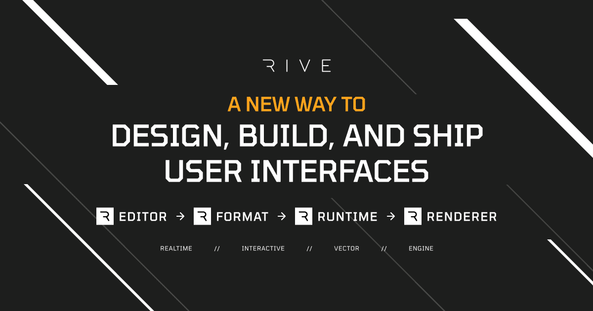 Rive - Design, Build, and Ship UI