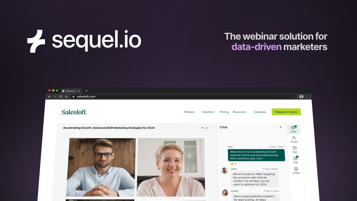 Sequel.io Webinar Solution
