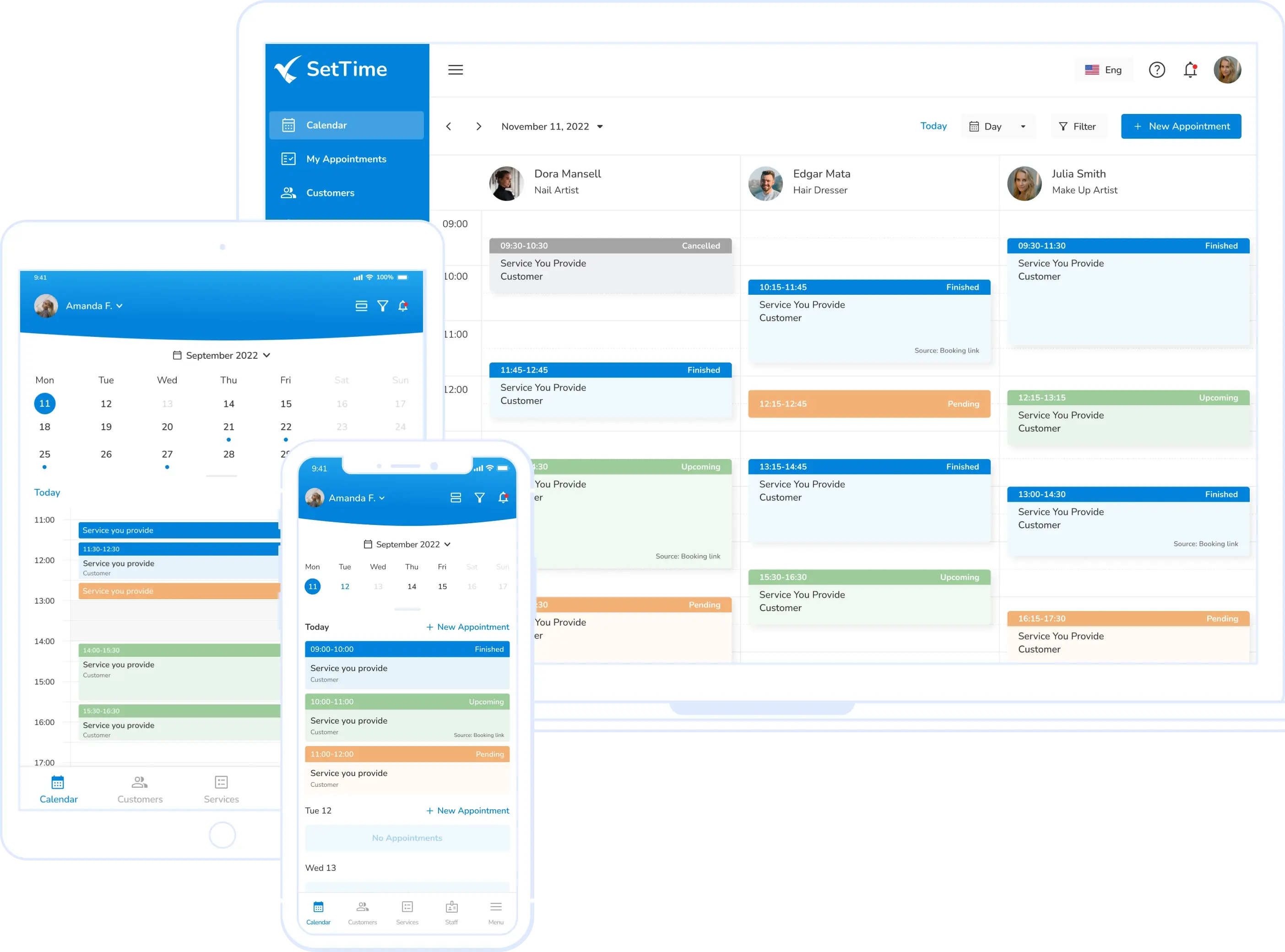 SetTime: Service-Specific Scheduler