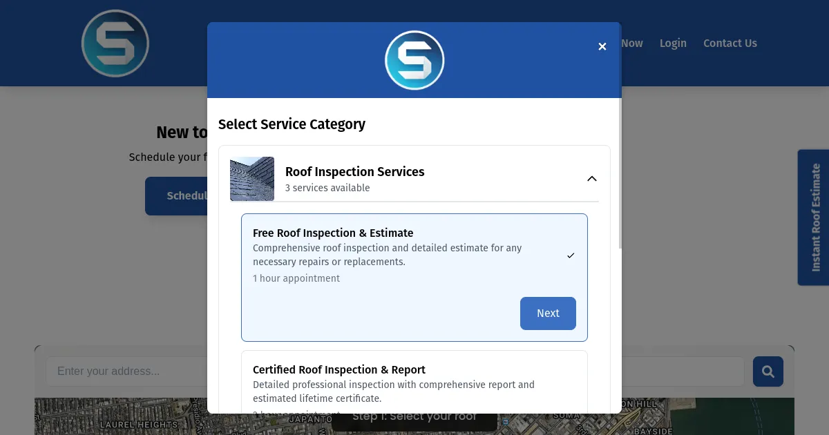 SkyQuote Roofing Appointment Manager