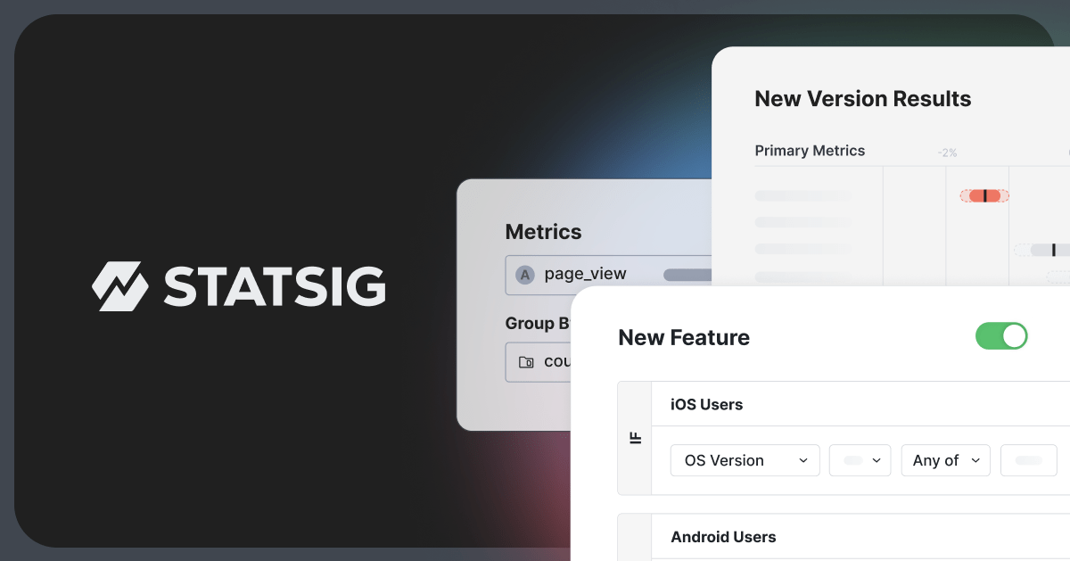 Statsig Product Development Platform