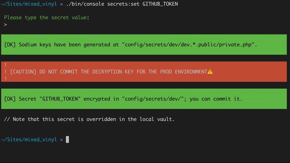 Symfony 6 Fundamentals Secrets Vault