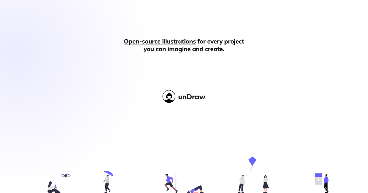 unDraw Open Source Illustrations